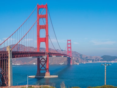 De Golden Gate Bridge in San Fancisco