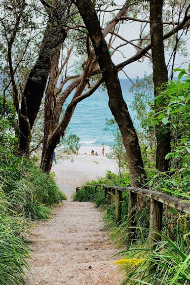 Australien New South Wales Jervis Bay Strandweg