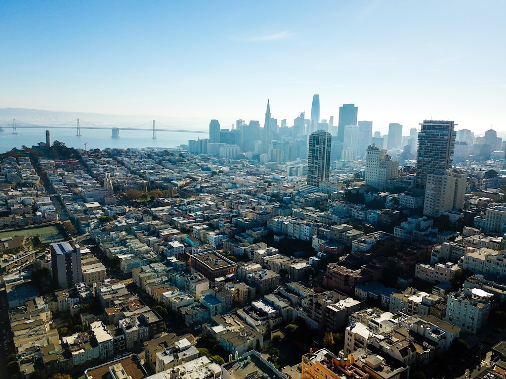 Vogelperspektive auf San Francisco, Kalifornien | USA Reisen