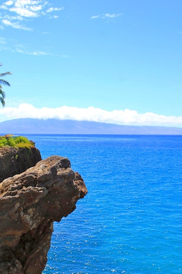 United states hawaii lahaina ocean cliff