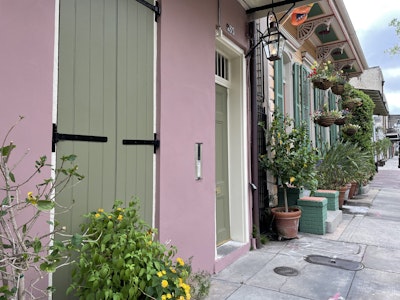 Kleurrijke huizen in New Orleans