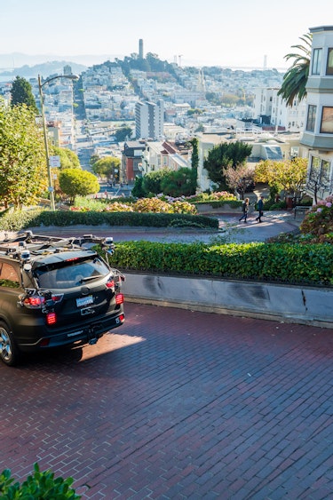 USA Kalifornien San Francisco Lombard Street Auto