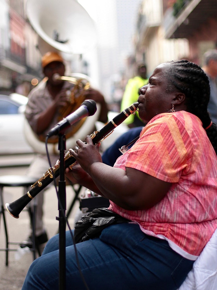 Straatmuzikanten in New Orleans