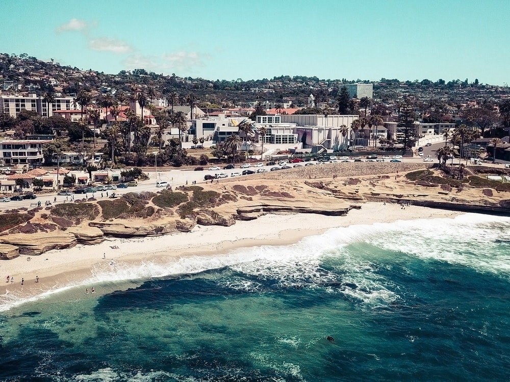 Küstenort La Jolla in San Diego Kalifornien