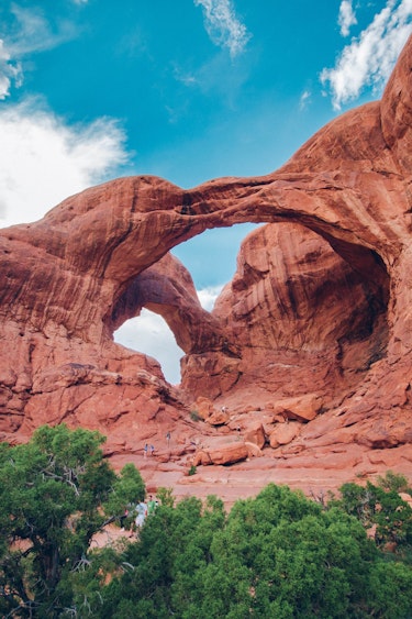 USA Arches Nationalpark Moab double Arch