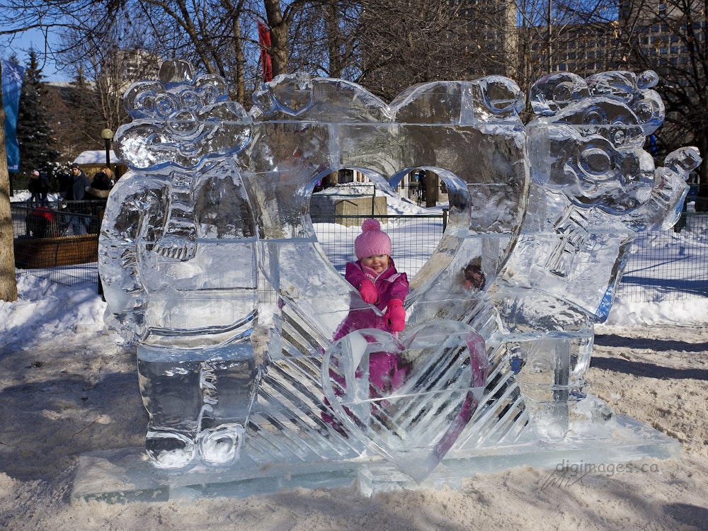Canada ottawa winterlude ice sculpture