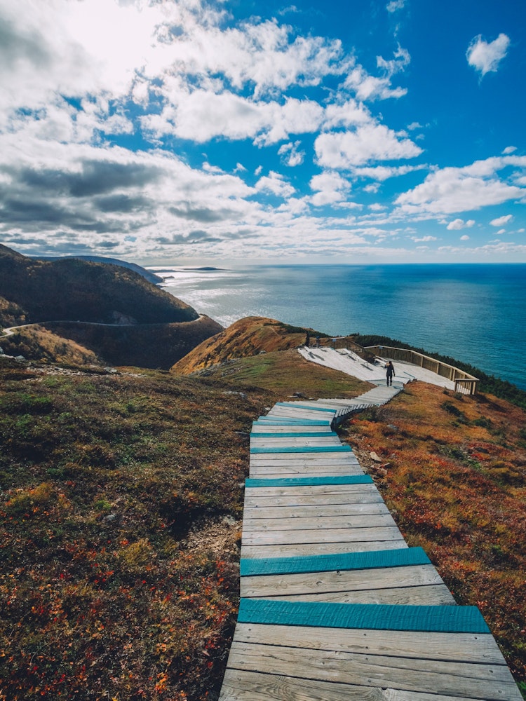 Canada nova scotia skyline trail cabot cape breton highlands national park