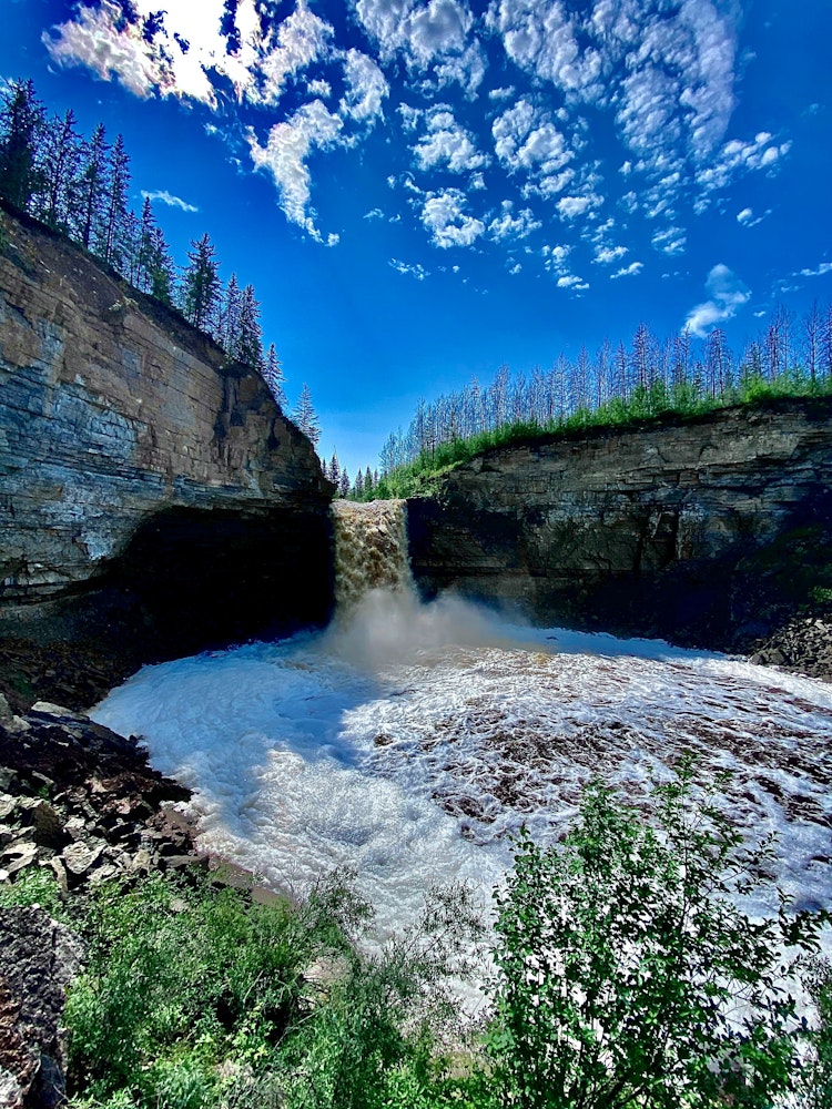 Wood buffalo national park places canada