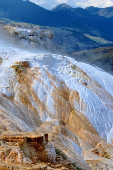USA Wyoming Yellowstone Nationalpark Mammoth Hot Springs