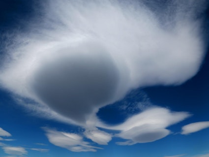 Wetterwolken in Neuseeland