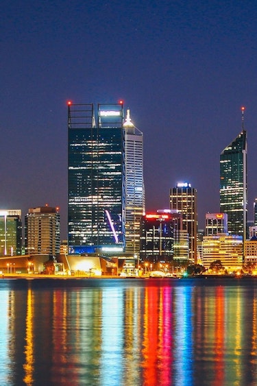 Australien Perth bei Nacht