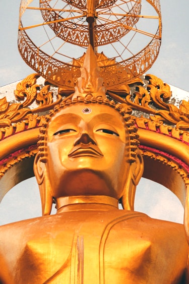 Stopover Bangkok goldener Buddha