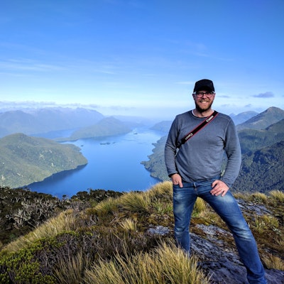 Reisexpert Bart in het Fiordland National Park