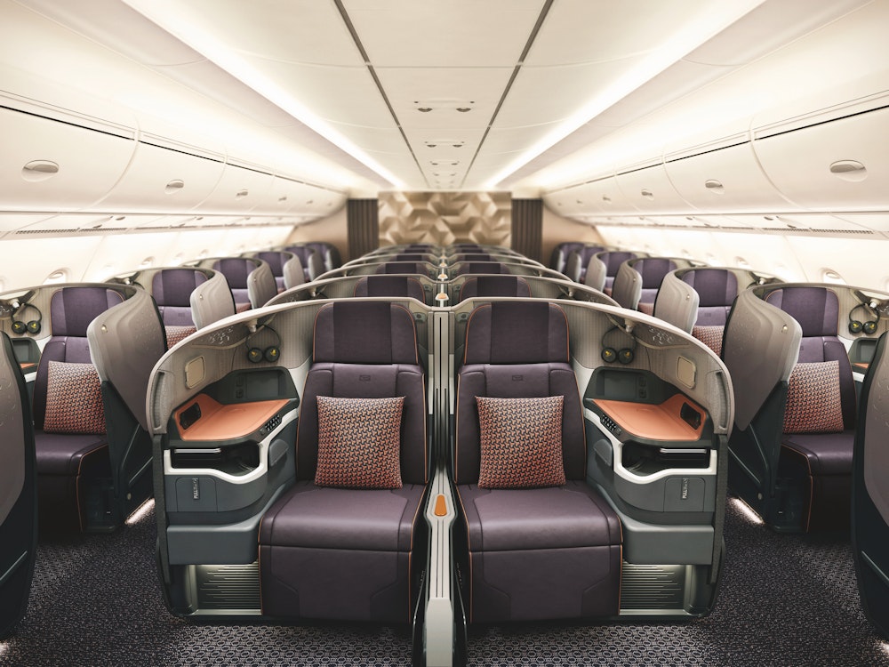 Business-Class Sitze Singapore Airlines