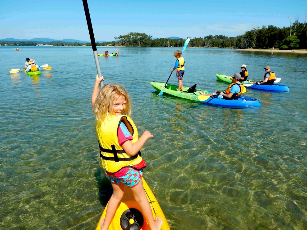 Fun kayak day | Australia family holiday