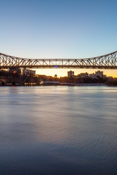 Australien Brisbane Storey Bridge Sonnenuntergang