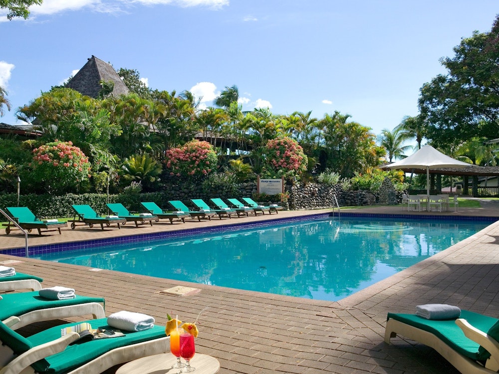 Enjoy a relaxing poolside stopover in Fiji