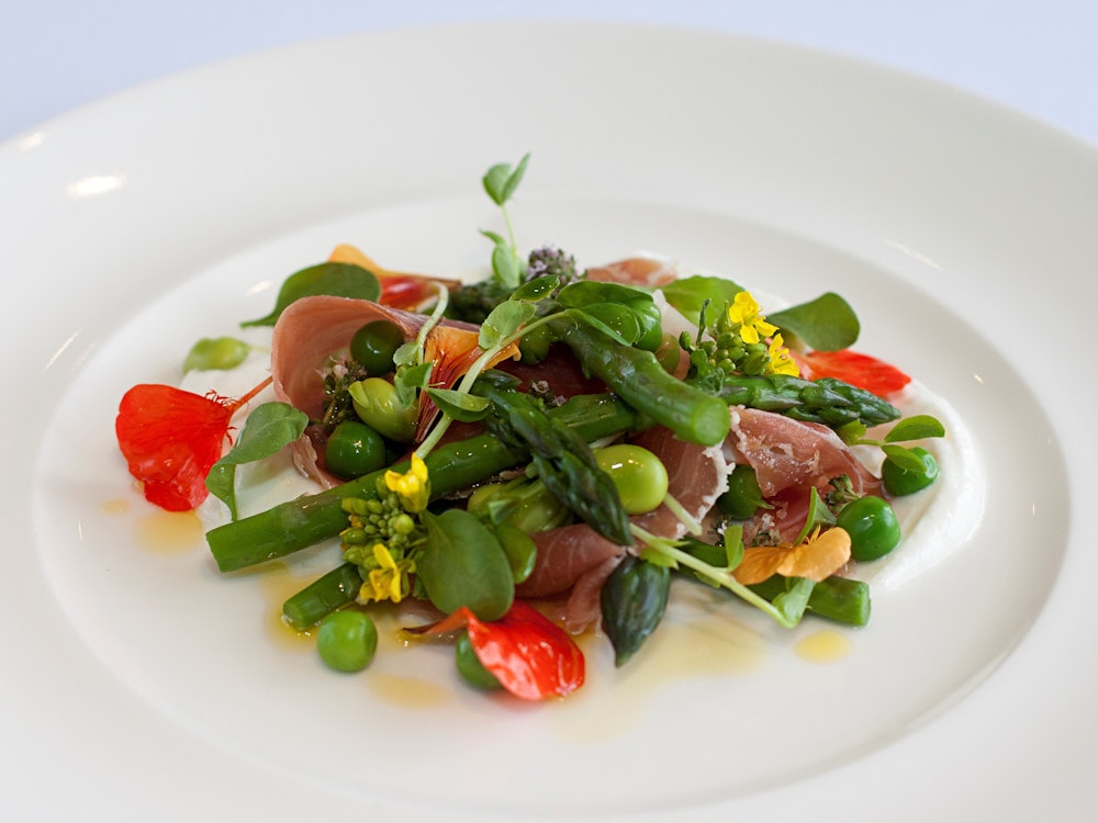 aus louise barossa valley asparagus and prosciutto salad cuisine food