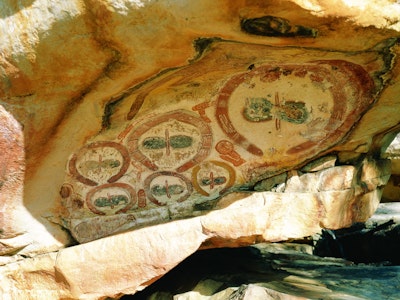 Aus wandjina rock art aboriginal indigenous