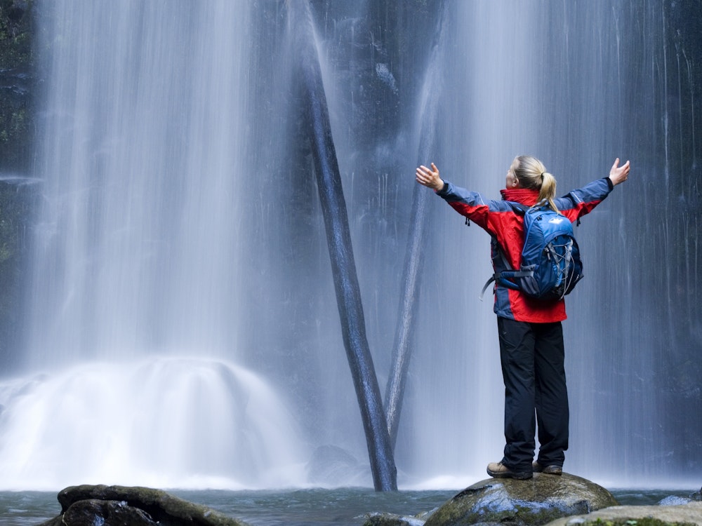 Wanderung zu einem Wasserfall im Grampians National Park