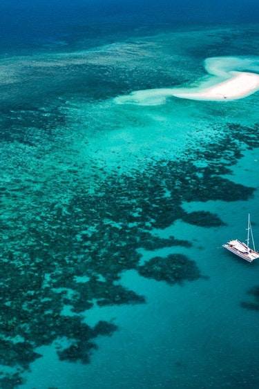 Australien Queeensland great barrier reef bootsfahrt schnorcheln schwimmen