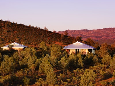 Een villa genesteld in de heuvels van de Flinders Ranges