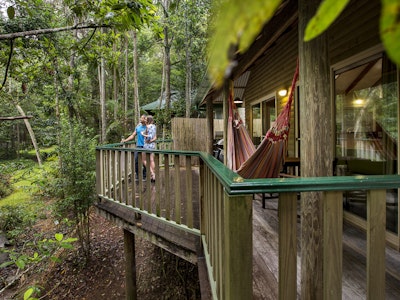 Een verblijf in het regenwoud van Montville