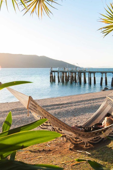 Australien Luxus daydream island resort Hängematte