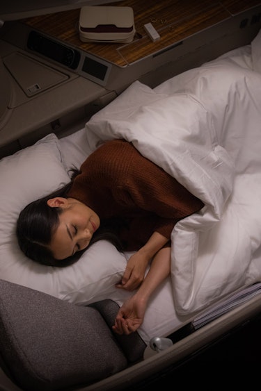 Cathay pacific first class bed