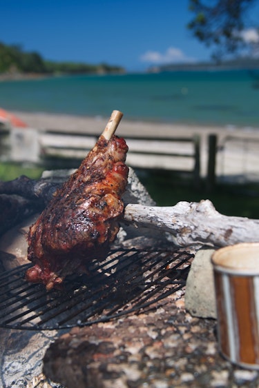 NZ lamb bbq cuisine food