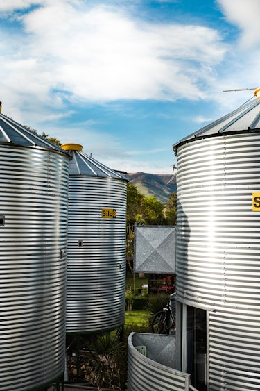 Nz silo stays drone family teenagers comfortable