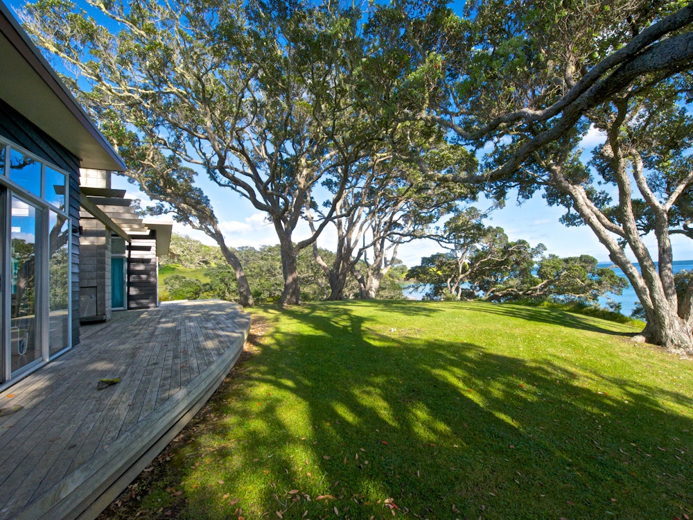 Een vakantiehuis bij Coopers Beach in Nieuw-Zeeland