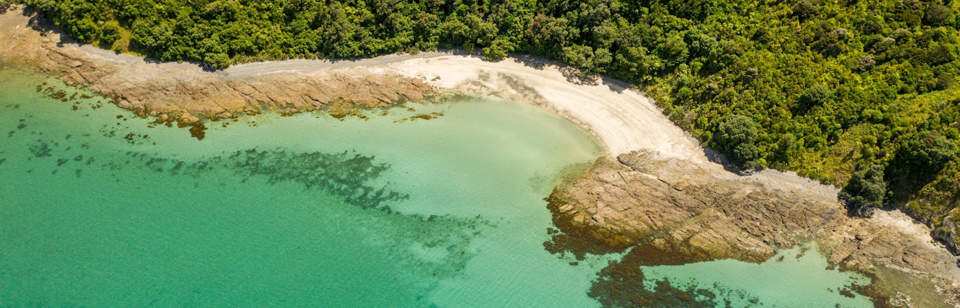 Nz tawharanui beach drone 2 joshua mccormack wizard