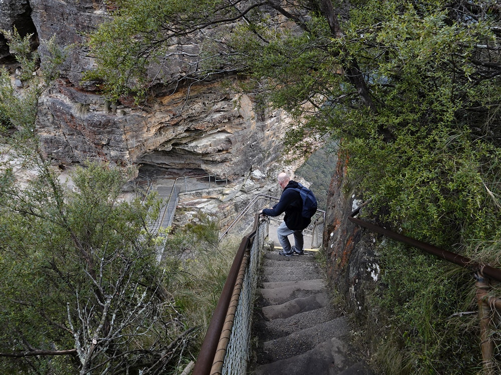 Giant Stairs in de Blue Mountains