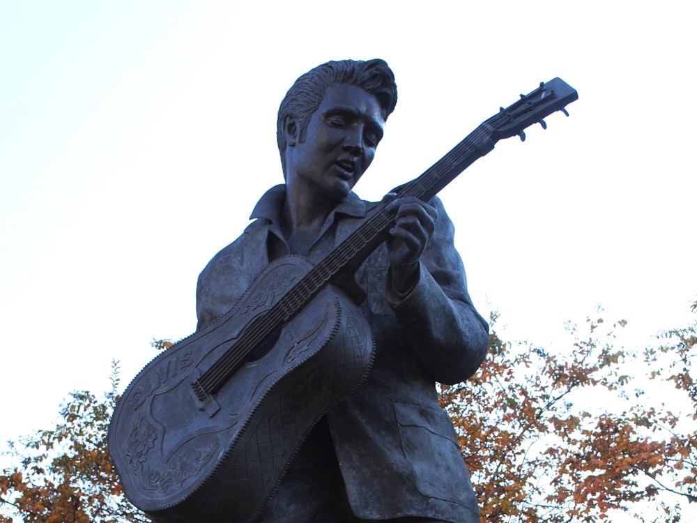 Standbeeld van Elvis Presley in Memphis